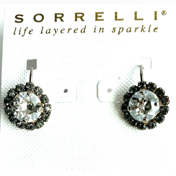 Sorrelli Jewelry - Sorrelli Crystal Rock Halo Drop Earrings NWT